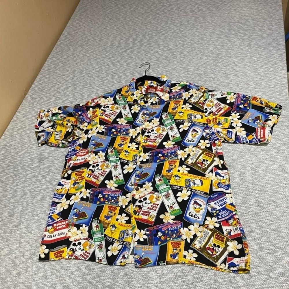 Disney Rayn Spooner Mickey Mouse & Friends Hawaiian shirt Men L. SKU-C3